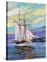 French Scooner-Lucy P. McTier-Stretched Canvas