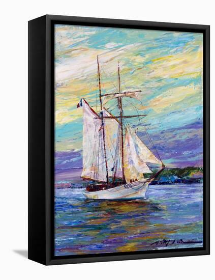 French Scooner-Lucy P. McTier-Framed Stretched Canvas