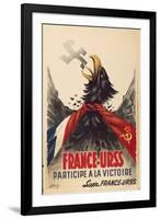 French Second World War Poster, C.1944-null-Framed Giclee Print