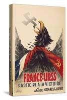 French Second World War Poster, C.1944-null-Stretched Canvas