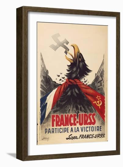 French Second World War Poster, C.1944-null-Framed Giclee Print