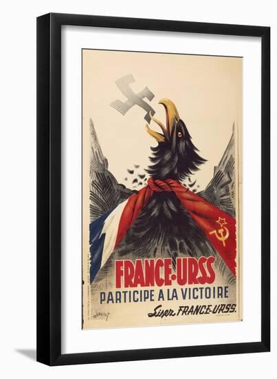 French Second World War Poster, C.1944-null-Framed Giclee Print