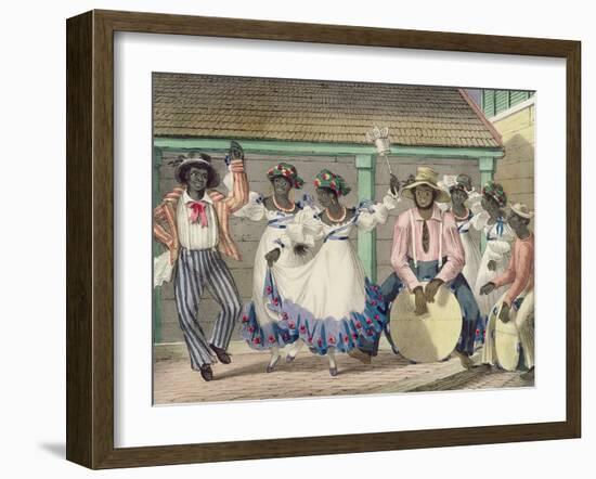 French Set-Girls, Plate 7 from 'sketches of Character...', 1838 (Colour Litho)-Isaac Mendes Belisario-Framed Giclee Print