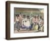 French Set-Girls, Plate 7 from 'sketches of Character...', 1838 (Colour Litho)-Isaac Mendes Belisario-Framed Giclee Print