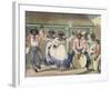 French Set-Girls, Plate 7 from 'sketches of Character...', 1838 (Colour Litho)-Isaac Mendes Belisario-Framed Giclee Print