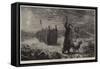 French Shepherds Going to Midnight Mass-James Crawford Thom-Framed Stretched Canvas