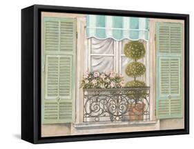 French Shutters 1-Stefania Ferri-Framed Stretched Canvas