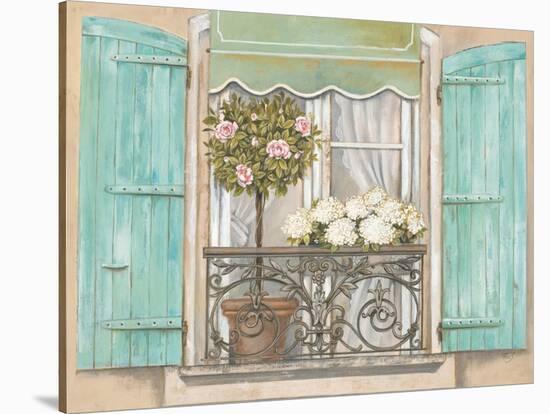 French Shutters 2-Stefania Ferri-Stretched Canvas