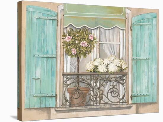 French Shutters 2-Stefania Ferri-Stretched Canvas