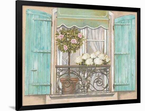 French Shutters 2-Stefania Ferri-Framed Art Print