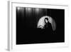 French Singer Barbara Onstage in a Cabaret, Paris 1971-null-Framed Photo