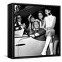 French Singer Jacques Dutronc for Launching of "Siata Spring" Car, 25 May 1967-null-Framed Stretched Canvas