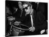 French Singer Jacques Dutronc in Miniland, Paris, 17 March 1967-null-Stretched Canvas