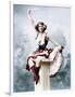 French Singer Jeanne Bourgeois Aka Mistinguett (1875-1956) in, 1902. Colorized Document-null-Framed Photo