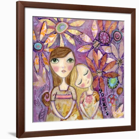 French Sisters-Wyanne-Framed Giclee Print