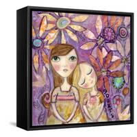 French Sisters-Wyanne-Framed Stretched Canvas