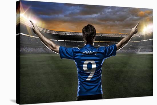 French Soccer Player-Beto Chagas-Stretched Canvas