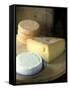 French Soft Cheese, Cheese with Holes and Munster Cheese-Joerg Lehmann-Framed Stretched Canvas