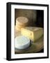 French Soft Cheese, Cheese with Holes and Munster Cheese-Joerg Lehmann-Framed Photographic Print