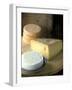 French Soft Cheese, Cheese with Holes and Munster Cheese-Joerg Lehmann-Framed Photographic Print