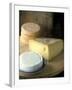 French Soft Cheese, Cheese with Holes and Munster Cheese-Joerg Lehmann-Framed Photographic Print