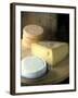 French Soft Cheese, Cheese with Holes and Munster Cheese-Joerg Lehmann-Framed Photographic Print