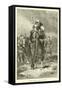 French Soldier in Marching Order-null-Framed Stretched Canvas