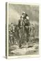 French Soldier in Marching Order-null-Stretched Canvas