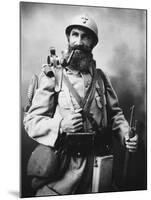 French Soldier 'Le Poilu' During World War I-Robert Hunt-Mounted Photographic Print