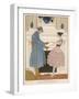 French Soldier Returns Home from the Front and Receives a Warm Welcome from His Loved One-Gerda Wegener-Framed Art Print