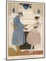 French Soldier Returns Home from the Front and Receives a Warm Welcome from His Loved One-Gerda Wegener-Mounted Art Print
