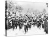 French Soldiers Approaching Front Line-null-Stretched Canvas