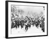 French Soldiers Approaching Front Line-null-Framed Photographic Print