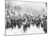 French Soldiers Approaching Front Line-null-Mounted Photographic Print