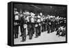 French Soldiers at a Railway Station, Paris, First World War, 1914-null-Framed Stretched Canvas