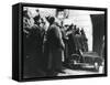 French Soldiers at an Army Cinema, France, 1940-null-Framed Stretched Canvas