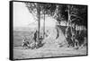 French Soldiers at Rest after Combat, Champagne Region, France, World War I, 1915-null-Framed Stretched Canvas