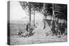 French Soldiers at Rest after Combat, Champagne Region, France, World War I, 1915-null-Stretched Canvas