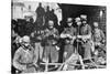 French Soldiers at Rest in Champagne, France, World War I, 1915-null-Stretched Canvas