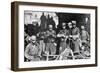 French Soldiers at Rest in Champagne, France, World War I, 1915-null-Framed Giclee Print