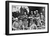 French Soldiers at Rest in Champagne, France, World War I, 1915-null-Framed Giclee Print