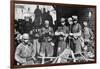 French Soldiers at Rest in Champagne, France, World War I, 1915-null-Framed Giclee Print