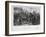 French Soldiers Departing for Buzenval, Siege of Paris, Franco-Prussian War, 18 January 1871-Auguste Bry-Framed Giclee Print