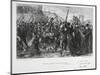 French Soldiers Departing for Buzenval, Siege of Paris, Franco-Prussian War, 18 January 1871-Auguste Bry-Mounted Giclee Print