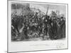 French Soldiers Departing for Buzenval, Siege of Paris, Franco-Prussian War, 18 January 1871-Auguste Bry-Mounted Giclee Print