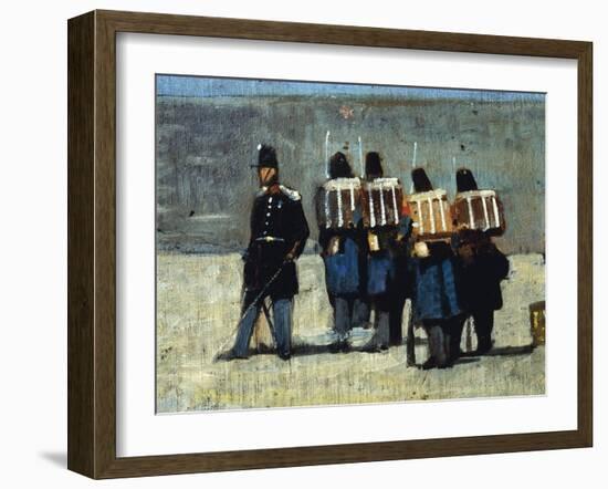 French Soldiers in '59, 1859-Giovanni Fattori-Framed Giclee Print