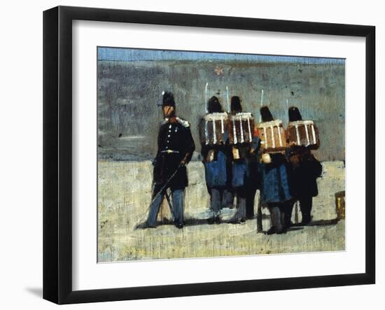 French Soldiers in '59, 1859-Giovanni Fattori-Framed Giclee Print