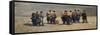 French Soldiers in '59-Giovanni Fattori-Framed Stretched Canvas