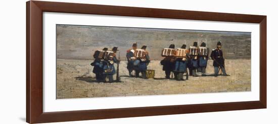 French Soldiers in '59-Giovanni Fattori-Framed Giclee Print