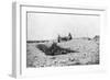 French Soldiers in a Foxhole, Second Battle of Champagne, France, September 25-November 6 1915-null-Framed Giclee Print
